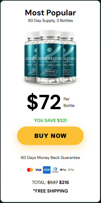 Buy JointReliveX 3 Bottle