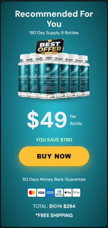 Buy JointReliveX 6 Bottle
